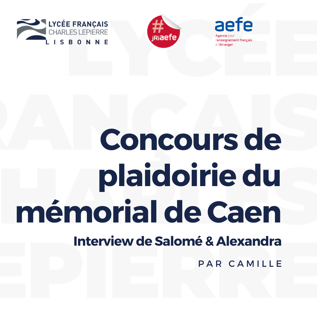 Lfcl Concours de plaidoirie du mémorial de Caen - Lycée Français Charles ...