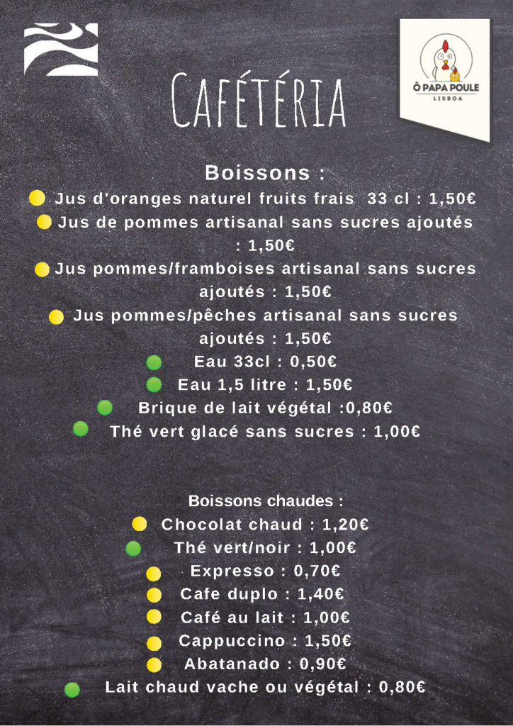 Cafétaria Boissons