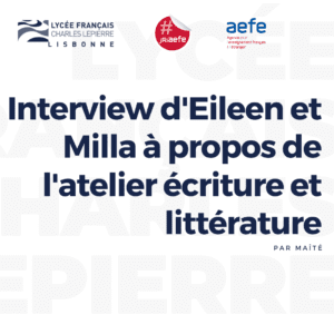 Interview d'Eileen et Milla à propos de l'atelier écriture et littérature