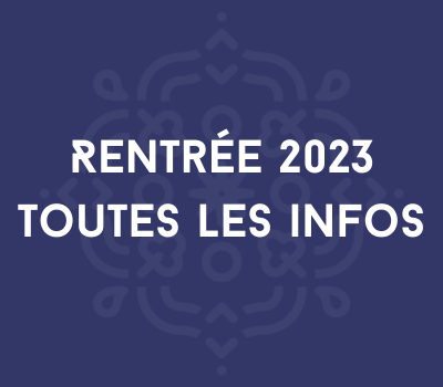 Rentrée 2023